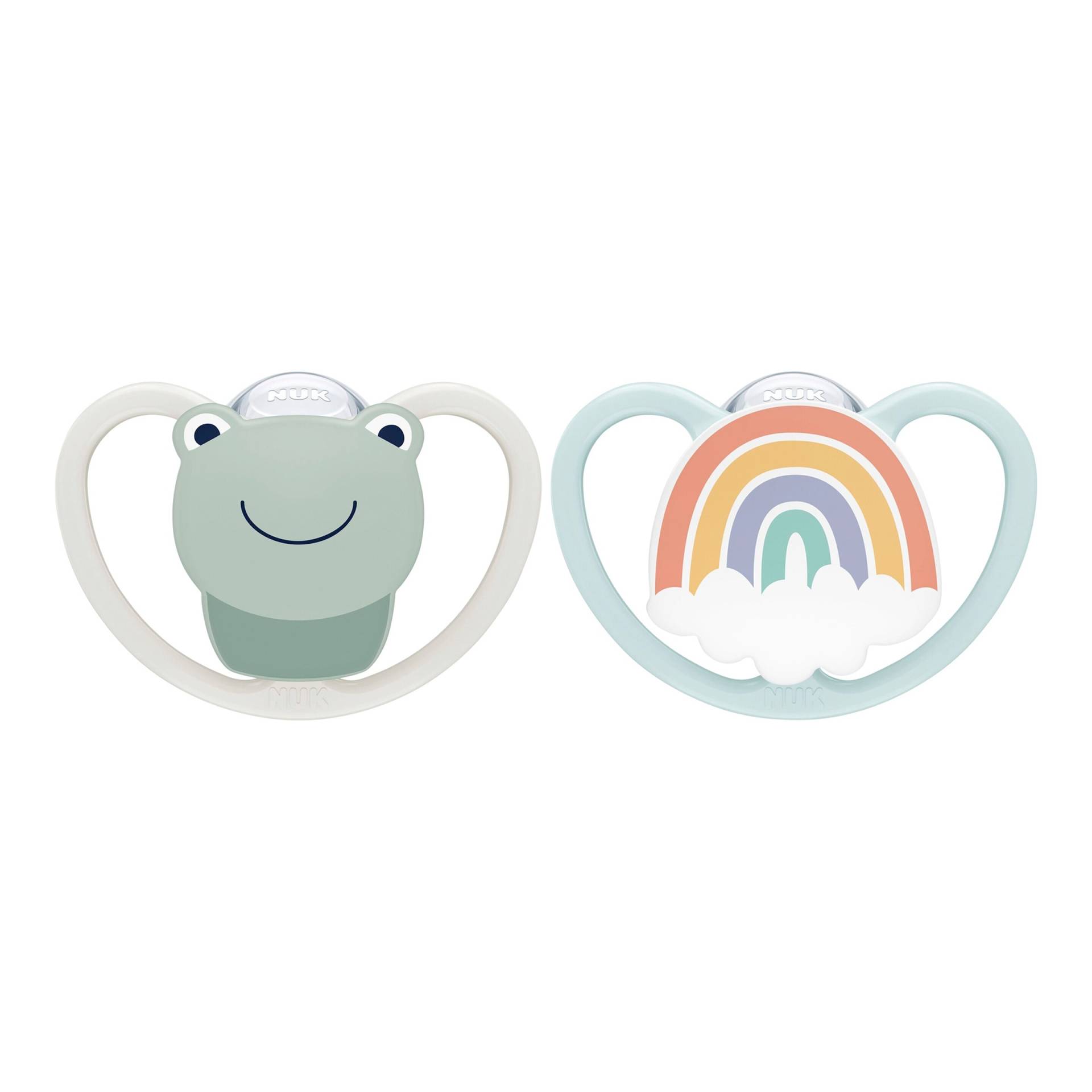 Nuk 2er-Pack Schnuller Space Silikon 0-6M Nuk 2er-Pack Schnuller Space Silikon 0-6M von NUK
