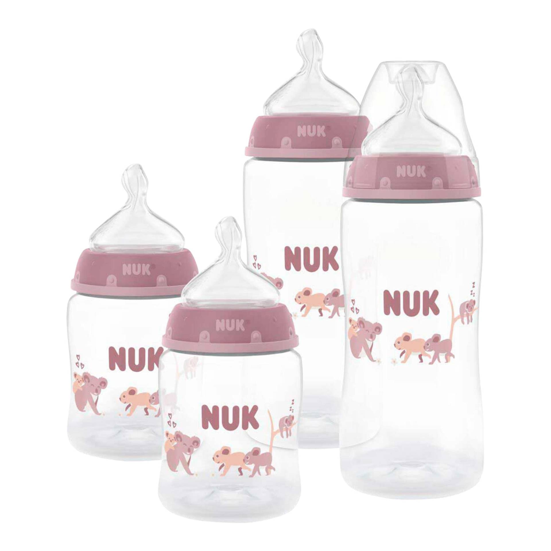 Nuk 4er-Set Babyflaschen First Choice, 150ml und 300ml Nuk 4er-Set Babyflaschen First Choice, 150ml und 300ml von NUK