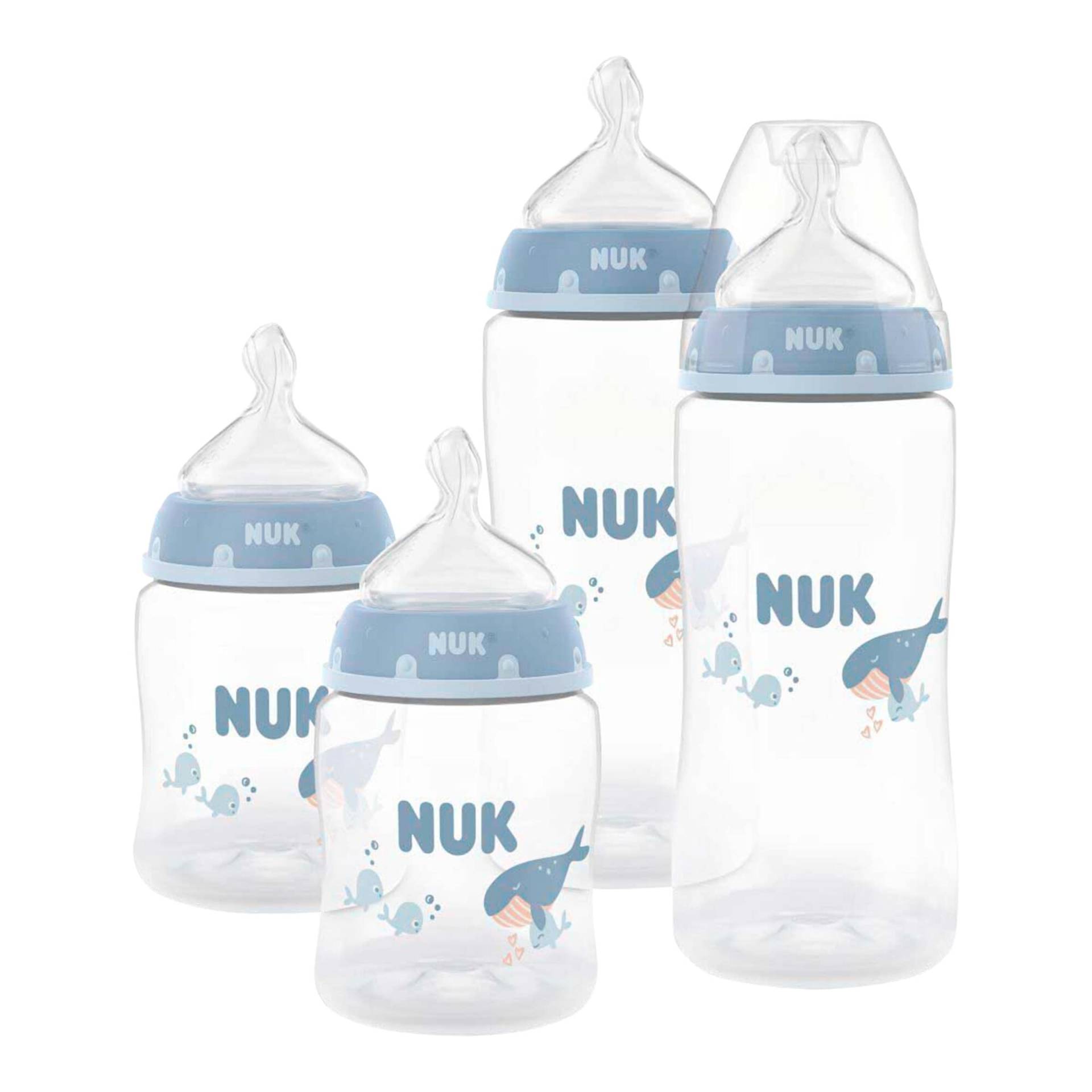Nuk 4er-Set Babyflaschen First Choice, 150ml und 300ml Nuk 4er-Set Babyflaschen First Choice, 150ml und 300ml von NUK