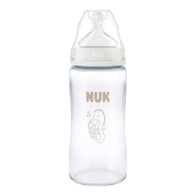 Nuk Babyflasche First Choice aus Glas, 240ml Nuk Babyflasche First Choice aus Glas, 240ml von NUK