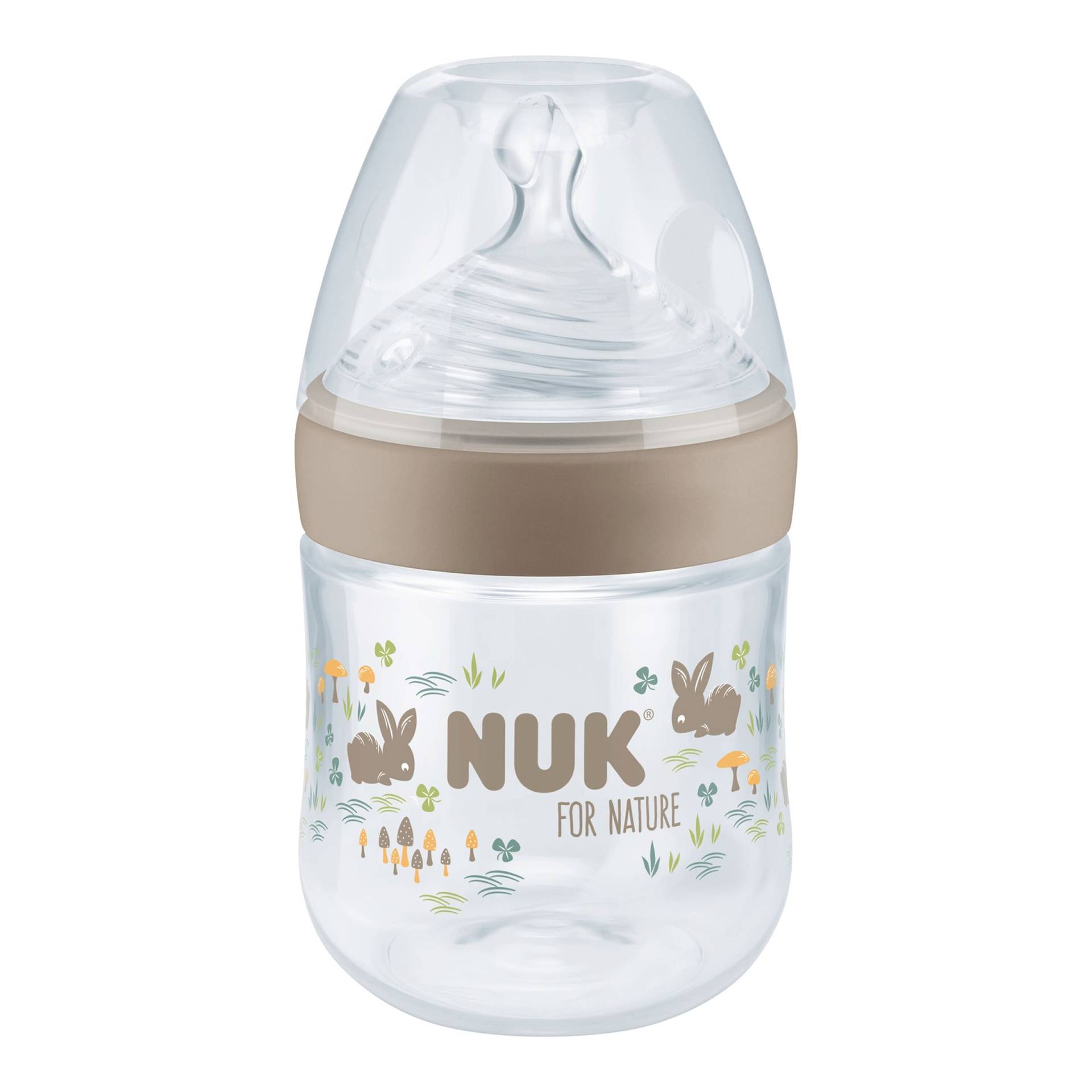 Nuk Nuk For Nature Babyflasche, Anti-Kolik-Weithals, 0-6M von NUK