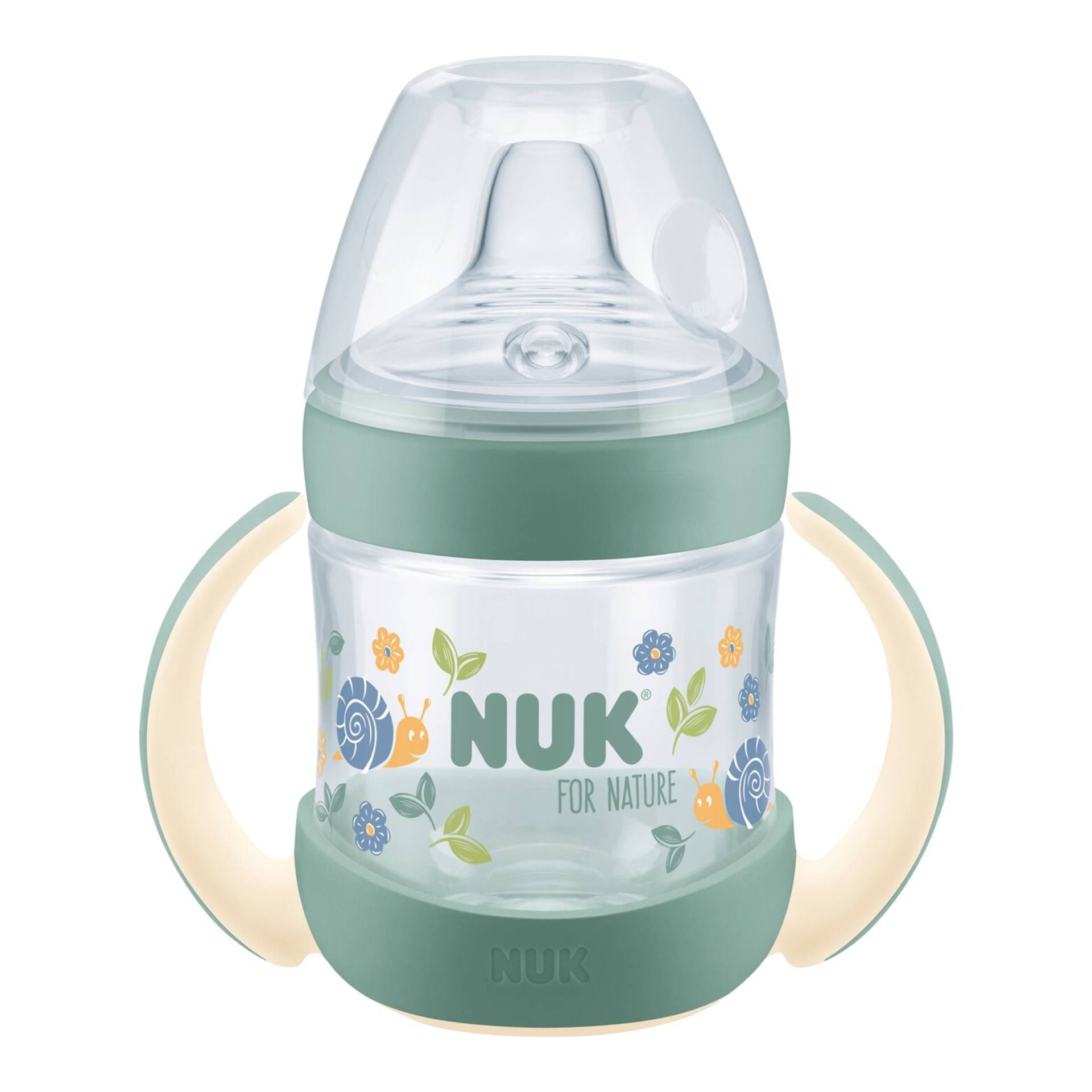 Nuk Nuk For Nature Trinklernflasche mit Griffen Temperature Control 150ml von NUK