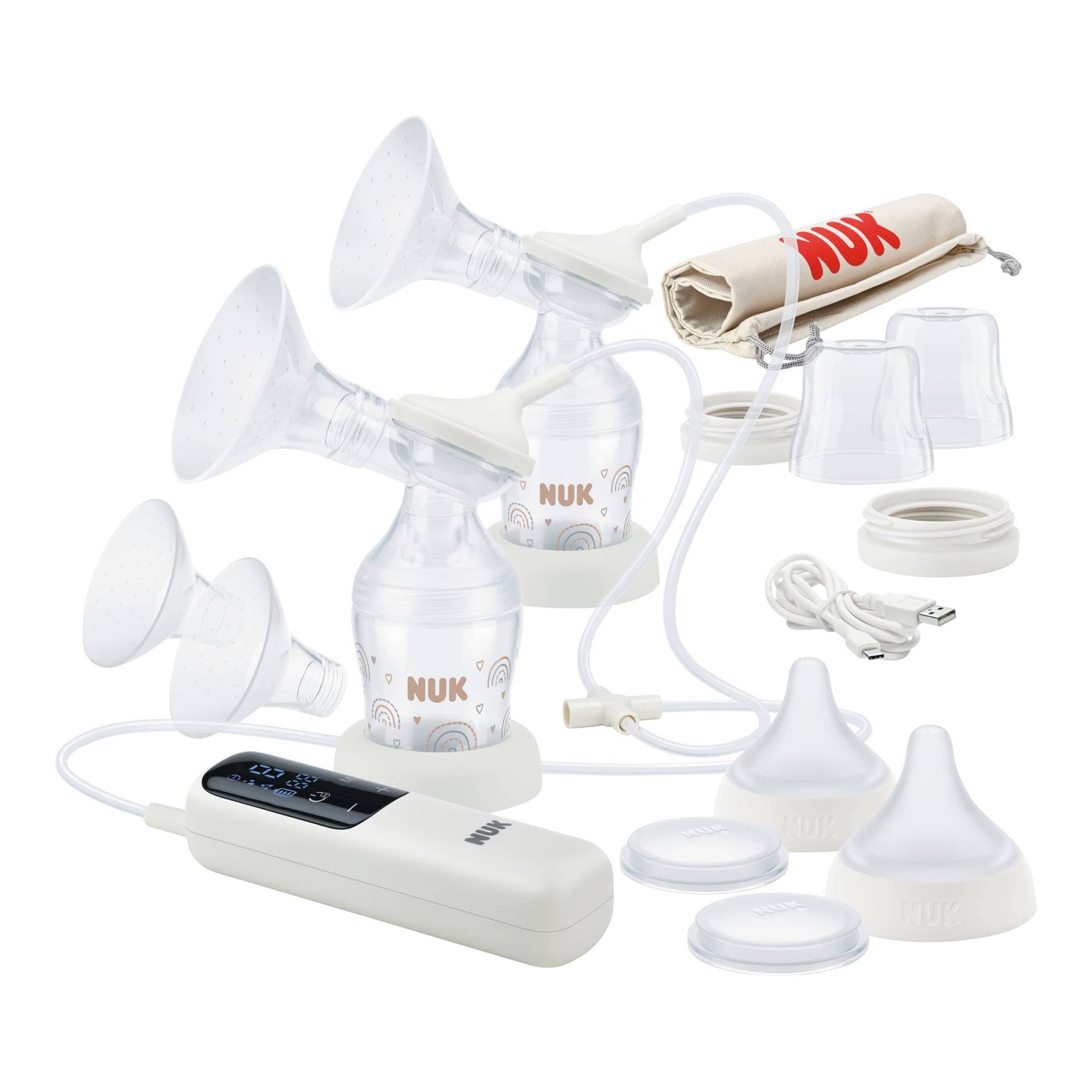 Nuk Soft & Easy Elektrische Doppelmilchpumpe von NUK