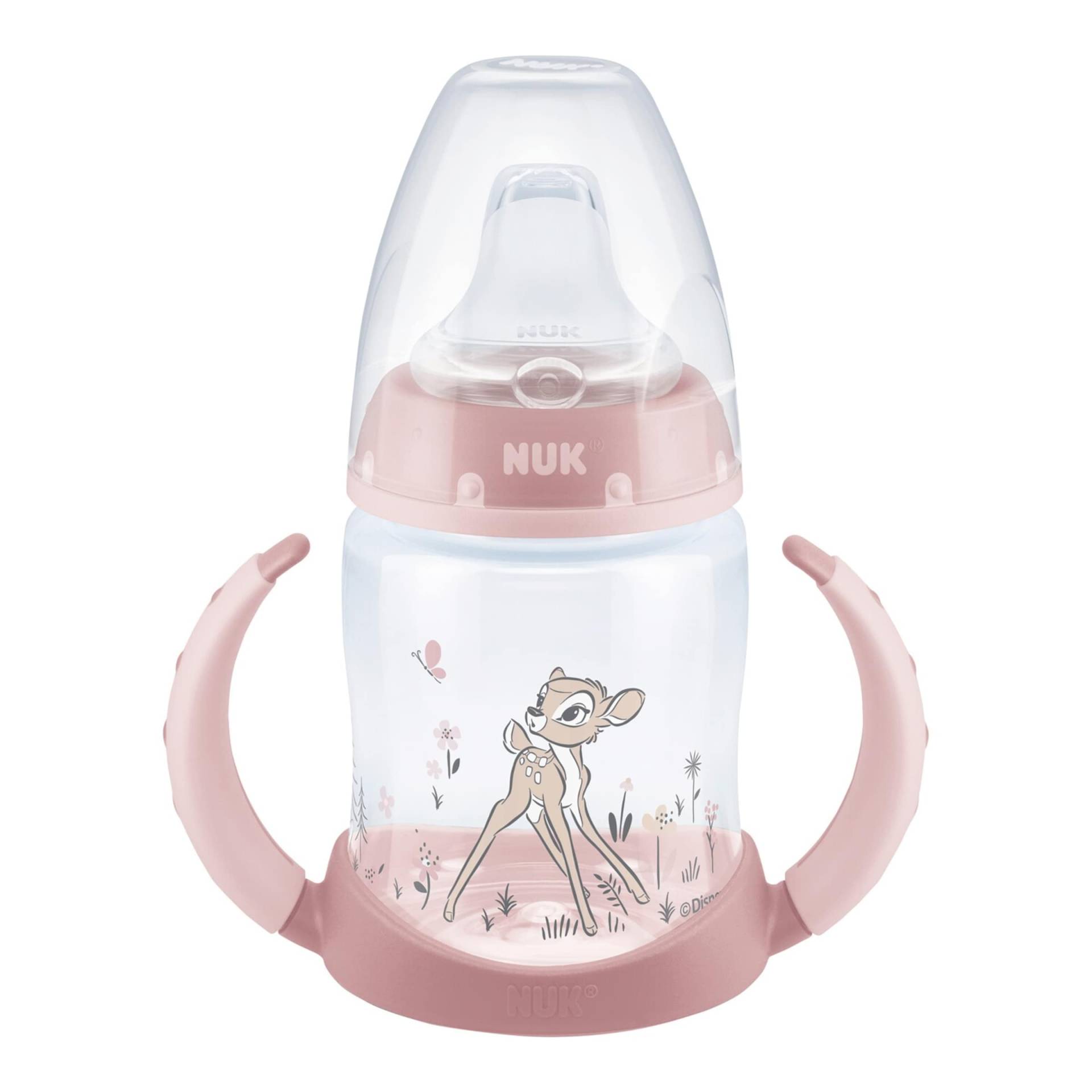 Nuk Disney Baby Trinklernflasche mit Griffen Temperature Control 150ml von NUK