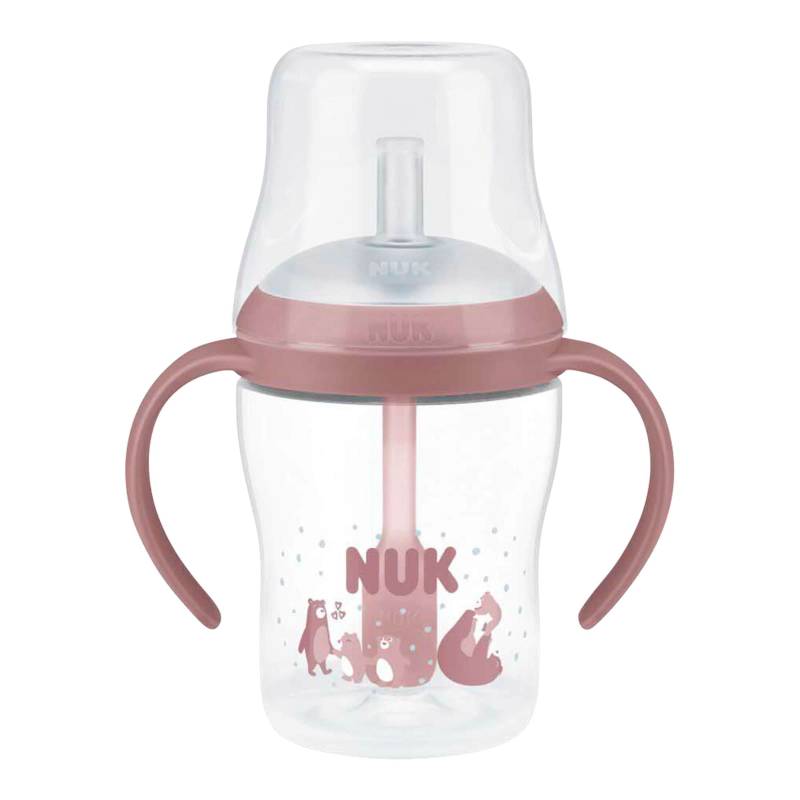 Nuk Trinklernflasche mit Strohhalm Perfect Match, 150ml Nuk Trinklernflasche mit Strohhalm Perfect Match, 150ml von NUK