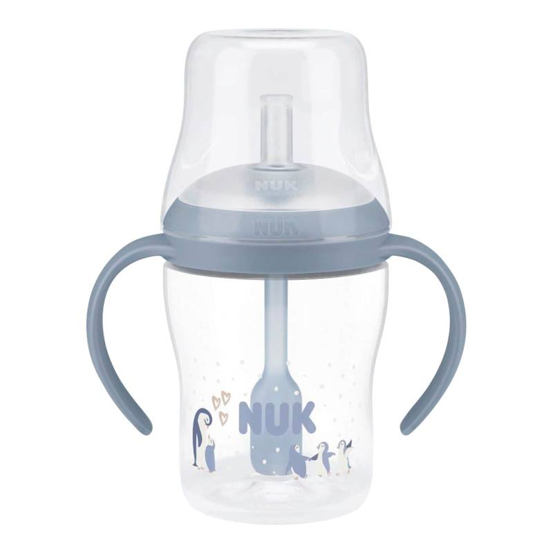 Nuk Trinklernflasche mit Strohhalm Perfect Match, 150ml Nuk Trinklernflasche mit Strohhalm Perfect Match, 150ml von NUK