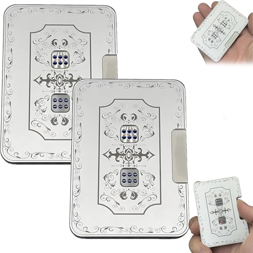 Kreativer mechanischer Würfelspinner, 3D -Mechanikwürfelsorge, tragbares mechanisches Würfelspannungsspielzeug für Angstlinderung, Drücken und Transformation Zappelspielzeug (2Pcs) von NUKYEJH