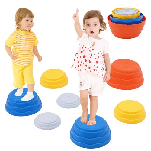 NUKied Balanciersteine Set,Kinder Stapelsteine,rutschfeste Balanciersteine für Kinder und Erwachsene,Balanciersteine für den Innen- und Außenbereich, Schulen,Kitas und Therapiezentren NUKied Balanciersteine Set,Kinder Stapelsteine,rutschfeste Balanciersteine für Kinder und Erwachsene,Balanciersteine für den Innen- und Außenbereich, Schulen,Kitas und Therapiezentren von NUKied