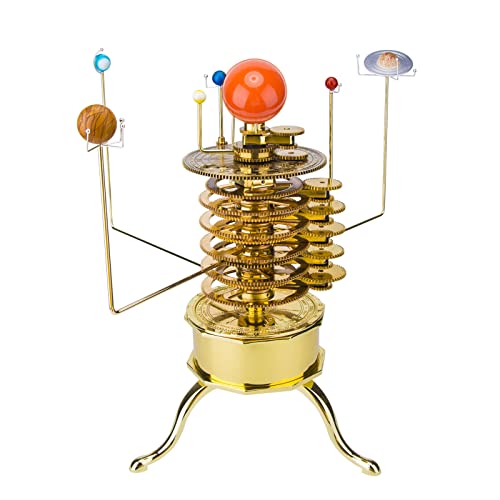 3D Metall Puzzle Modell, 200 Teile Sonnensystem Acht Planet 3D Steampunk Mechanische Puzzle DIY Montage-Kit Desk Ornament Bausatz Spielzeug für Erwachsene von NULA