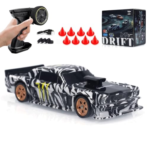 NULA 1/43 Mini RC Drift Car, 15 Km/h 2,4 GHz 4WD Ferngesteuert Auto Elektrisches Sport Renn-Driftauto mit LED-Leuchten, Hochgeschwindigkeits Fahrzeug mit für Erwachsene – RTR-Version NULA 1/43 Mini RC Drift Car, 15 Km/h 2,4 GHz 4WD Ferngesteuert Auto Elektrisches Sport Renn-Driftauto mit LED-Leuchten, Hochgeschwindigkeits Fahrzeug mit für Erwachsene – RTR-Version von NULA