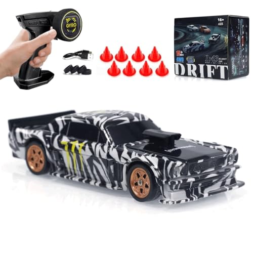 NULA 1/43 Mini RC Drift Car, 15 Km/h 2,4 GHz 4WD Ferngesteuert Auto Elektrisches Sport Renn-Driftauto mit LED-Leuchten, Hochgeschwindigkeits Fahrzeug mit für Erwachsene – RTR-Version NULA 1/43 Mini RC Drift Car, 15 Km/h 2,4 GHz 4WD Ferngesteuert Auto Elektrisches Sport Renn-Driftauto mit LED-Leuchten, Hochgeschwindigkeits Fahrzeug mit für Erwachsene – RTR-Version von NULA