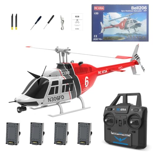 NULA C138 RC Hubschrauber, 1/30 Scale 2.4G 6CH 6G/3D Flips Ferngesteuerter Militär Helikopter Flugzeug Spielzeug mit 6-Achsen-Gyro, Altitude Hold Und Optischer Flusspositionierung von NULA