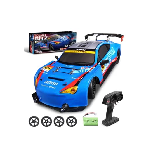 NULA Drift RC Auto1:16 für Erwachsene, 4WD Top Speed 30 Km/h Hochgeschwindigkeits-2,4-G-Ferngesteuertes Auto Modell mit LED-Licht Elektrische Rennwagen- Blau NULA Drift RC Auto1:16 für Erwachsene, 4WD Top Speed 30 Km/h Hochgeschwindigkeits-2,4-G-Ferngesteuertes Auto Modell mit LED-Licht Elektrische Rennwagen- Blau von NULA