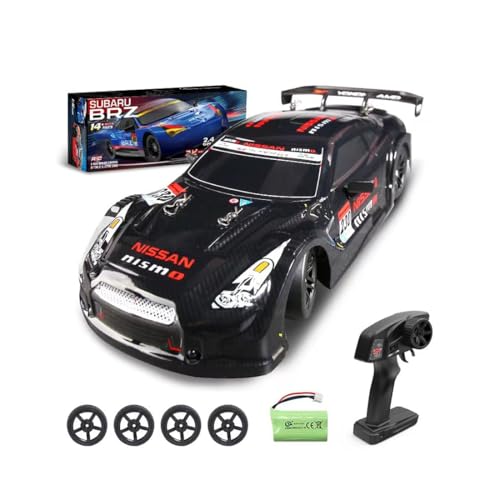 NULA Drift RC Auto1:16 für Erwachsene, 4WD Top Speed 30 Km/h Hochgeschwindigkeits-2,4-G-Ferngesteuertes Auto Modell mit LED-Licht Elektrische Rennwagen- Schwarz NULA Drift RC Auto1:16 für Erwachsene, 4WD Top Speed 30 Km/h Hochgeschwindigkeits-2,4-G-Ferngesteuertes Auto Modell mit LED-Licht Elektrische Rennwagen- Schwarz von NULA
