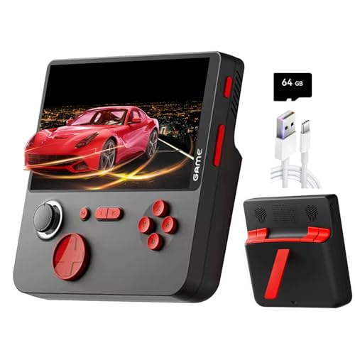 NULA E5 Retro Handheld Spielkonsole mit 15.000 Spielen/64G TF-Karte Linux System Support 13 Simulatoren 5-Zoll-IPS-HD-Bildschirm Tragbare Pocket Arcade Videospielkonsole von NULA