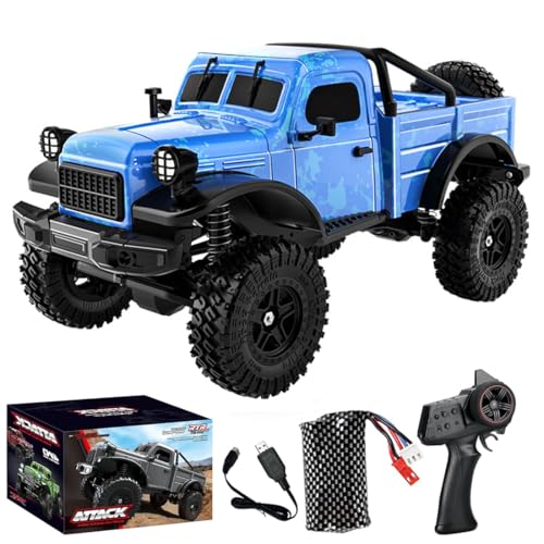 NULA Ferngesteuertes Auto 4WD RC Auto mit LED Licht, 1:18 12 km/h RC Hobby Offroad All-Terrain Crawler Truck Rennwagen Geländewagen RTR RC Buggy Spielzeug LKW für Erwachsene -C8813 NULA Ferngesteuertes Auto 4WD RC Auto mit LED Licht, 1:18 12 km/h RC Hobby Offroad All-Terrain Crawler Truck Rennwagen Geländewagen RTR RC Buggy Spielzeug LKW für Erwachsene -C8813 von NULA