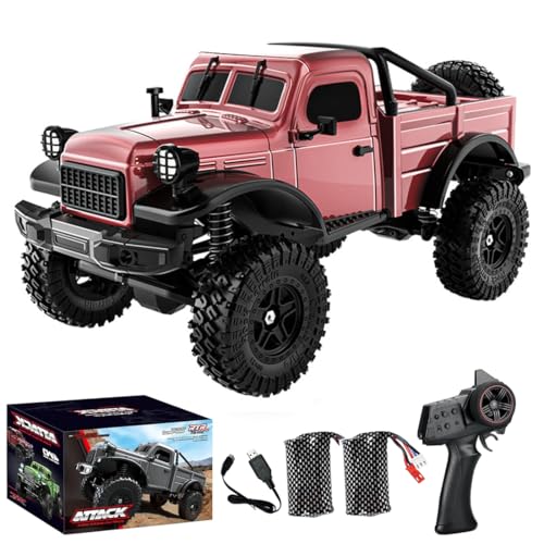 NULA Ferngesteuertes Auto 4WD RC Auto mit LED Licht, 1:18 12 km/h RC Hobby Offroad All-Terrain Crawler Truck Rennwagen Geländewagen RTR RC Buggy Spielzeug LKW für Erwachsene -C8813 NULA Ferngesteuertes Auto 4WD RC Auto mit LED Licht, 1:18 12 km/h RC Hobby Offroad All-Terrain Crawler Truck Rennwagen Geländewagen RTR RC Buggy Spielzeug LKW für Erwachsene -C8813 von NULA