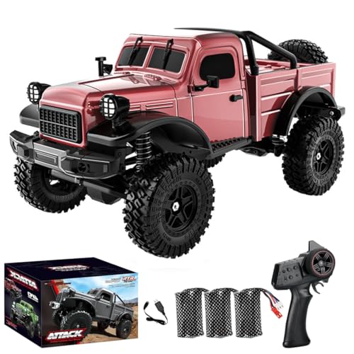 NULA Ferngesteuertes Auto 4WD RC Auto mit LED Licht, 1:18 12 km/h RC Hobby Offroad All-Terrain Crawler Truck Rennwagen Geländewagen RTR RC Buggy Spielzeug LKW für Erwachsene -C8813 NULA Ferngesteuertes Auto 4WD RC Auto mit LED Licht, 1:18 12 km/h RC Hobby Offroad All-Terrain Crawler Truck Rennwagen Geländewagen RTR RC Buggy Spielzeug LKW für Erwachsene -C8813 von NULA