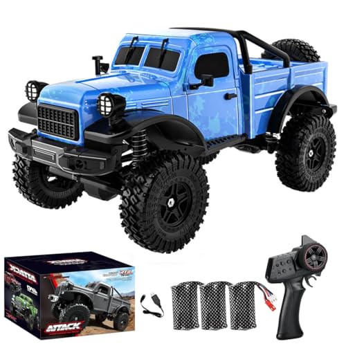 NULA Ferngesteuertes Auto 4WD RC Auto mit LED Licht, 1:18 12 km/h RC Hobby Offroad All-Terrain Crawler Truck Rennwagen Geländewagen RTR RC Buggy Spielzeug LKW für Erwachsene -C8813 NULA Ferngesteuertes Auto 4WD RC Auto mit LED Licht, 1:18 12 km/h RC Hobby Offroad All-Terrain Crawler Truck Rennwagen Geländewagen RTR RC Buggy Spielzeug LKW für Erwachsene -C8813 von NULA