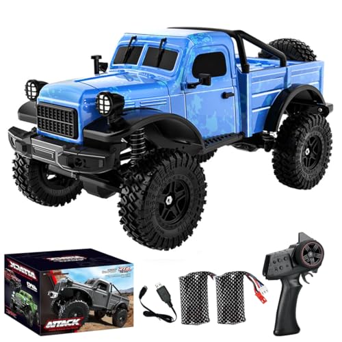 NULA Ferngesteuertes Auto 4WD RC Auto mit LED Licht, 1:18 12 km/h RC Hobby Offroad All-Terrain Crawler Truck Rennwagen Geländewagen RTR RC Buggy Spielzeug LKW für Erwachsene -C8813 NULA Ferngesteuertes Auto 4WD RC Auto mit LED Licht, 1:18 12 km/h RC Hobby Offroad All-Terrain Crawler Truck Rennwagen Geländewagen RTR RC Buggy Spielzeug LKW für Erwachsene -C8813 von NULA