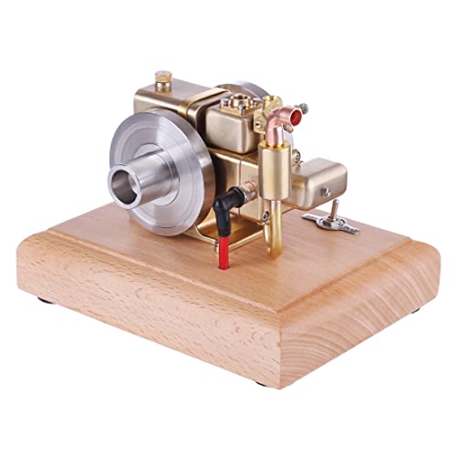 NULA Hit and Miss Motor Modellbausatz – M17 1.6cc Wassergekühlter 4-Takt-Benzinmotor mit Holzsockel, Mini Verbrennungsmotoren Modellbau Physikalisches Experimentierset für Erwachsene NULA Hit and Miss Motor Modellbausatz – M17 1.6cc Wassergekühlter 4-Takt-Benzinmotor mit Holzsockel, Mini Verbrennungsmotoren Modellbau Physikalisches Experimentierset für Erwachsene von NULA