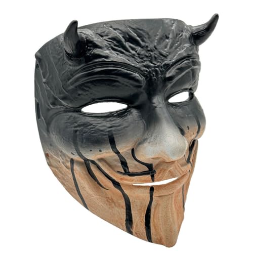 NULA Japanische Samurai Hannya Maske - Ghost Warrior Oni Kostüm für Halloween Cosplay Punk Requisiten von NULA