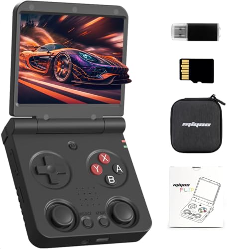 NULA Miy-oo Flip V2 Retro Handheld Spielekonsole, 3,5-Zoll-IPS-Bildschirm Linux-System RK3566 Quad-Core Cortex-A55-CPU, 3000-mAh-Akku und WiFi Gaming-Emulator – Keine Spiele NULA Miy-oo Flip V2 Retro Handheld Spielekonsole, 3,5-Zoll-IPS-Bildschirm Linux-System RK3566 Quad-Core Cortex-A55-CPU, 3000-mAh-Akku und WiFi Gaming-Emulator – Keine Spiele von NULA