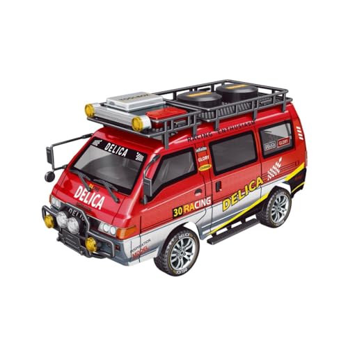 NULA RC Auto Kombiwagen 1:24 für Delica, 2WD 2,4-GHz-Ferngesteuertes Auto Geländewagen Simulations Modell in Originalgröße mit LED-Leuchten für Erwachsene NULA RC Auto Kombiwagen 1:24 für Delica, 2WD 2,4-GHz-Ferngesteuertes Auto Geländewagen Simulations Modell in Originalgröße mit LED-Leuchten für Erwachsene von NULA