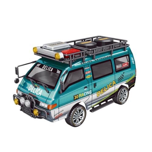 NULA RC Auto Kombiwagen 1:24 für Delica, 2WD 2,4-GHz-Ferngesteuertes Auto Geländewagen Simulations Modell in Originalgröße mit LED-Leuchten für Erwachsene NULA RC Auto Kombiwagen 1:24 für Delica, 2WD 2,4-GHz-Ferngesteuertes Auto Geländewagen Simulations Modell in Originalgröße mit LED-Leuchten für Erwachsene von NULA