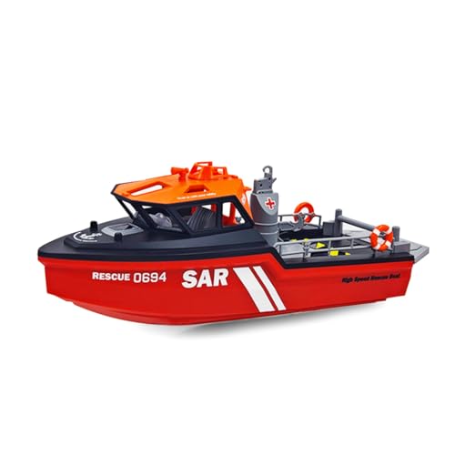 NULA RC Boot Rettungsboot 1:32, wasserdichte 2,4-GHz-Schleppboot mit 2,4 GHz, 8 Km/h,Ferngesteuertes Boot Hochgeschwindigkeits-Rennboot für Pools Seen für Erwachsene Jugendliche NULA RC Boot Rettungsboot 1:32, wasserdichte 2,4-GHz-Schleppboot mit 2,4 GHz, 8 Km/h,Ferngesteuertes Boot Hochgeschwindigkeits-Rennboot für Pools Seen für Erwachsene Jugendliche von NULA