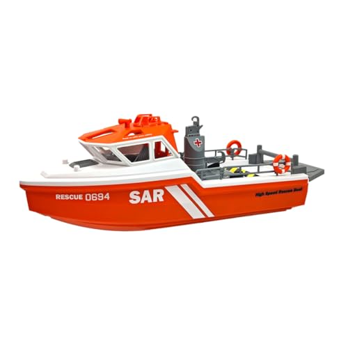 NULA RC Boot Rettungsboot 1:32, wasserdichte 2,4-GHz-Schleppboot mit 2,4 GHz, 8 Km/h,Ferngesteuertes Boot Hochgeschwindigkeits-Rennboot für Pools Seen für Erwachsene Jugendliche NULA RC Boot Rettungsboot 1:32, wasserdichte 2,4-GHz-Schleppboot mit 2,4 GHz, 8 Km/h,Ferngesteuertes Boot Hochgeschwindigkeits-Rennboot für Pools Seen für Erwachsene Jugendliche von NULA
