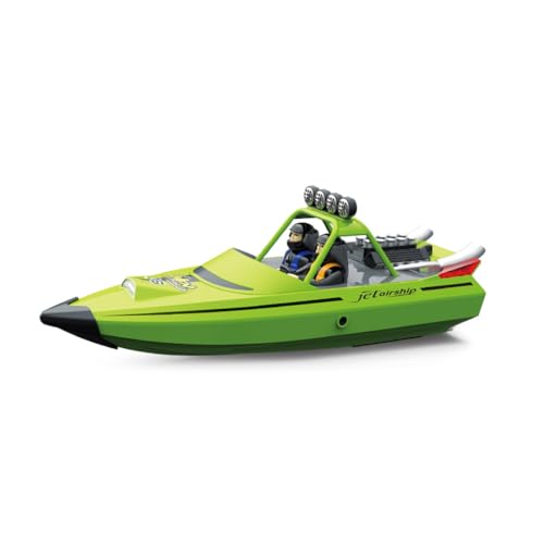 NULA RC Boot mit Lichtern für Erwachsene Jugendliche, 2,4 GHz Elektrisch Ferngesteuertes Turbojet-Schnellboot, 30 Km/h Schnelles Großes Wasserdichtes Rennboot NULA RC Boot mit Lichtern für Erwachsene Jugendliche, 2,4 GHz Elektrisch Ferngesteuertes Turbojet-Schnellboot, 30 Km/h Schnelles Großes Wasserdichtes Rennboot von NULA
