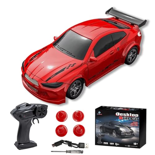NULA RC Drift Auto im Maßstab 1:64, Hochgeschwindigkeits 4WD Mini Vollproportional RTR 2,4-GHz Fernbedienungsauto Sportfahrzeugmodell, Hobby-Desktop Geschenk für Erwachsene NULA RC Drift Auto im Maßstab 1:64, Hochgeschwindigkeits 4WD Mini Vollproportional RTR 2,4-GHz Fernbedienungsauto Sportfahrzeugmodell, Hobby-Desktop Geschenk für Erwachsene von NULA
