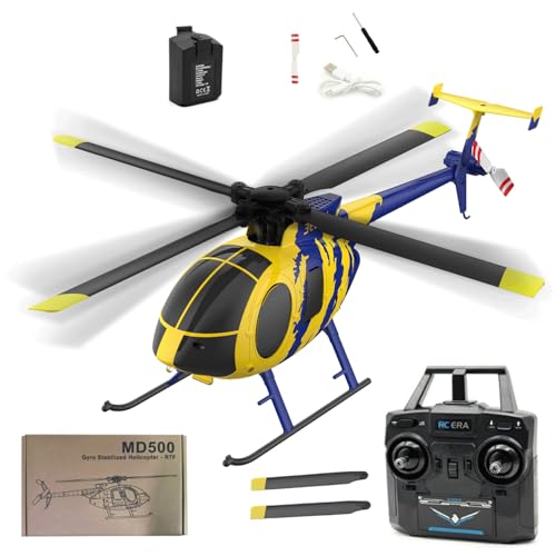 NULA RC ERA C184 MD500 RC Hubschrauber für Erwachsene, 2,4 G 4-Kanal 6 Gyro Stabilisierter Helikopter, RTF Ferngesteuertes Elektroflugzeug mit Optischem Fluss -1PCS Batterie NULA RC ERA C184 MD500 RC Hubschrauber für Erwachsene, 2,4 G 4-Kanal 6 Gyro Stabilisierter Helikopter, RTF Ferngesteuertes Elektroflugzeug mit Optischem Fluss -1PCS Batterie von NULA