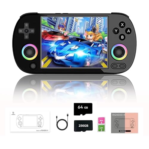 NULA RG40XX H Retro Handheld Spielkonsole, mit 16000+Spiele 64G+256G & RGB-Beleuchtung, 4,0-Zoll-IPS-Bildschirm Linux System Arcade ARM Cortex-A53, Support Bluetooth 5G WiFi Battle NULA RG40XX H Retro Handheld Spielkonsole, mit 16000+Spiele 64G+256G & RGB-Beleuchtung, 4,0-Zoll-IPS-Bildschirm Linux System Arcade ARM Cortex-A53, Support Bluetooth 5G WiFi Battle von NULA