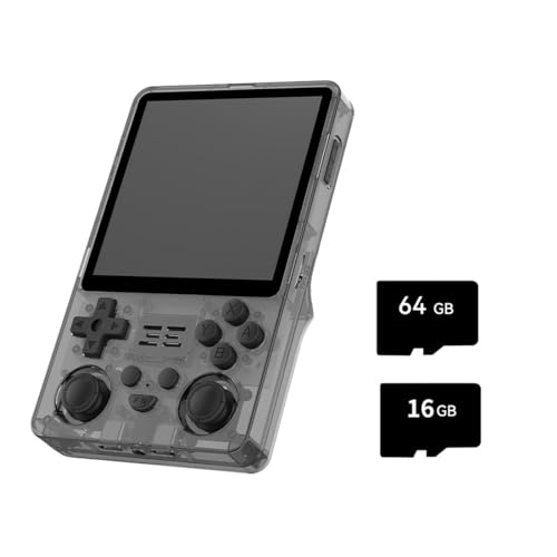 NULA RGB20SX Retro Handheld Spielkonsole, 16 + 64G mit 10000+ Spiele 4-Zoll-IPS-Mini-tragbarer Retro Arcade Handheld Emulator Videospieler für Spieleliebhaber Kinder Erwachsene von NULA