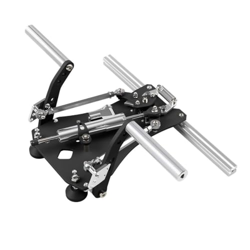 NULA SN-2 Hubschrauber Flugruderpedale mit Bremssystem Flugsimulation Hallsensor, USB Multi-Winkel Einstellbare Kampfflugzeugdämpfung Flugruderpedale für Erwachsene - Dämpferversion von NULA