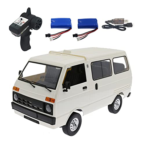 NULA WPL D42 RC Auto Van, 1/10 Maßstab 2,4G Ferngesteuertes All-Terrain 4WD RC Drift Truck mit LED-Leuchten Vollsimulation Crawler Lastwagen für Erwachsene – Weiß/ 2 Batterie NULA WPL D42 RC Auto Van, 1/10 Maßstab 2,4G Ferngesteuertes All-Terrain 4WD RC Drift Truck mit LED-Leuchten Vollsimulation Crawler Lastwagen für Erwachsene – Weiß/ 2 Batterie von NULA