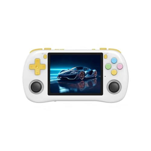 NULA X35H Retro Spielekonsole, 3,5-IPS Handheld Gaming Player mit 64 GB TF-Karte RK3566-Chip Linux-System Arcade Emulator Tragbare Videospielkonsole Geschenk für Erwachsene von NULA