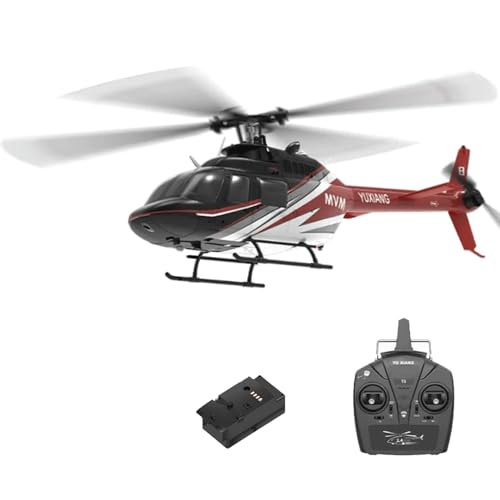 NULA YUXIANG F08 Bell 206 RC Hubschrauber für Erwachsene, 1/27 2,4 G 6H 6 G/3D Bürstenloser Flybarless RTF Ferngesteuerter Militär Helikopter mit Optischer Flusspositionierung – 1 Akku NULA YUXIANG F08 Bell 206 RC Hubschrauber für Erwachsene, 1/27 2,4 G 6H 6 G/3D Bürstenloser Flybarless RTF Ferngesteuerter Militär Helikopter mit Optischer Flusspositionierung – 1 Akku von NULA