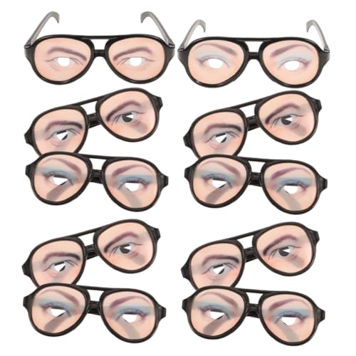 NULYLU 10stücke Lustige Halloween Brillen Mit Augen- Prank Party Accessoires Für Erwachsene Für Kostümparty Und Halloween Feierlichkeiten von NULYLU