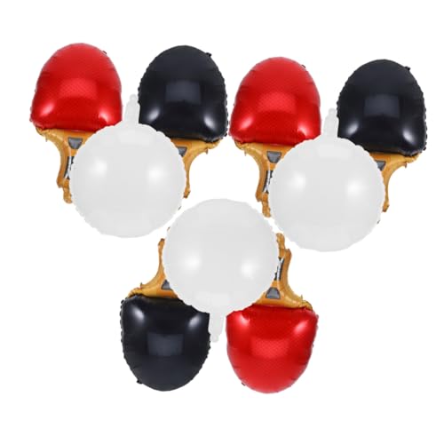 NULYLU 9 Stück Tischtennis-Ballon Geburtstagsdekorationen zum Thema Sport Tennis Dekorationen Sportballondekor Luftballons für Sportpartys Sport Geburtstagsballons Aluminiumfolie von NULYLU