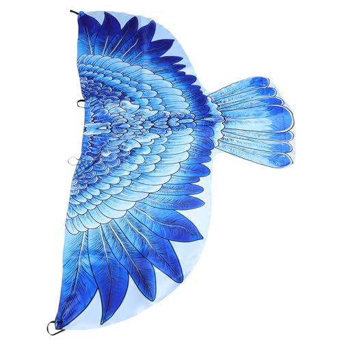 NULYLU Halloween Kostüm Adlerflügel Umhang Erwachsene Weiche Stoffflügel Party Accessoire für Karneval Cosplay Themenfest Tierkostüm Verkleidung von NULYLU