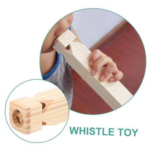NULYLU Holzspielzeug Holzpfeife Musikinstrument Pädagogisch Sicher Glatte Oberfläche Geschenkidee für Kindergeburtstag und Musikförderung von NULYLU