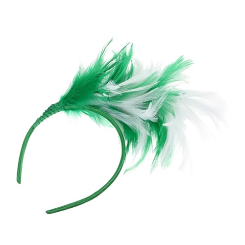 NULYLU Kopfschmuck Leichtes Komfortables Stirnband mit Hellem Weiß Grün Modisches Haarschmuck Accessoire für Partys Bühnenauftritte und Festliche Anlässe Angenehm und Geruchsfrei NULYLU Kopfschmuck Leichtes Komfortables Stirnband mit Hellem Weiß Grün Modisches Haarschmuck Accessoire für Partys Bühnenauftritte und Festliche Anlässe Angenehm und Geruchsfrei von NULYLU