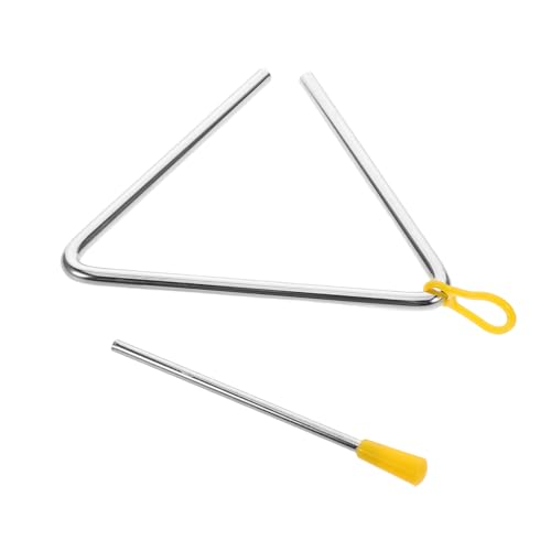 NULYLU Metall Rhythmus Dreieck Musikinstrument Lernspielzeug für Frühe Musikalische Entwicklung und Rhythmusförderung Ab Kleinkindalter NULYLU Metall Rhythmus Dreieck Musikinstrument Lernspielzeug für Frühe Musikalische Entwicklung und Rhythmusförderung Ab Kleinkindalter von NULYLU