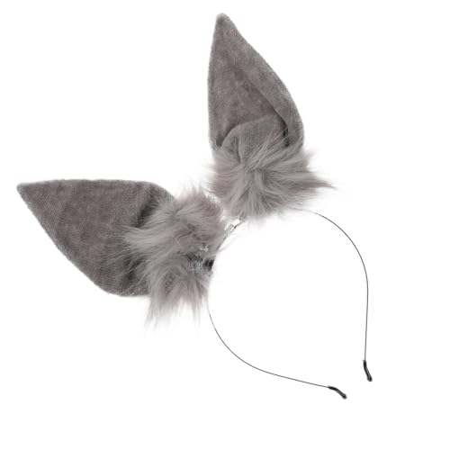 NULYLU Plüsch Cosplay Hasenohren Haarreif Kuscheliges Party accessoire Weich und Strapazierfähig Für Karneval Halloween Weihnachten und Kostümpartys von NULYLU
