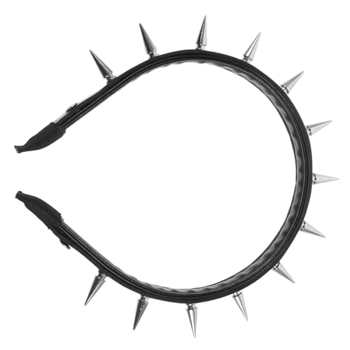 NULYLU Punk Gothic Nieten Stirnband für Dekoratives Haarband für Partys Cosplay und Alltag Leichtes Design Langlebiges Material NULYLU Punk Gothic Nieten Stirnband für Dekoratives Haarband für Partys Cosplay und Alltag Leichtes Design Langlebiges Material von NULYLU