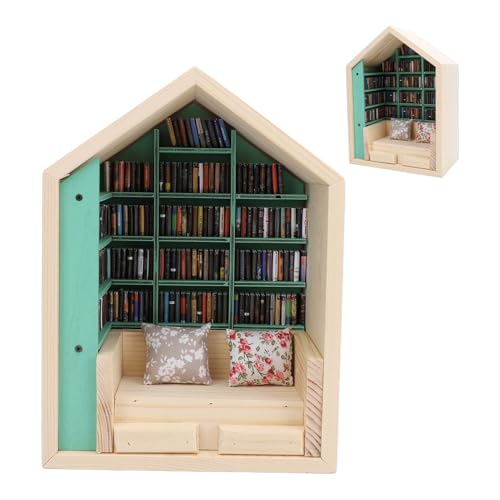Bücherregal Mini House Kit Holz ativ exquisit süße winzige Hauskit - Premium -Materialien, handgefertigtes Design für Schlafzimmer, Lernen, Laden und Wohnzimmeration Bücherregal Mini House Kit Holz ativ exquisit süße winzige Hauskit - Premium -Materialien, handgefertigtes Design für Schlafzimmer, Lernen, Laden und Wohnzimmeration von NUMNBE