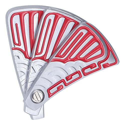 Falten -Lüfter -Slider -Spielzeug - 3 Schicht Doppelspur Magnetic Stress Relief Spinner mit ergonomischem Griff für Büro, Studenten, Angstzustände und Fokusverbesserung (Type 1) (Type 2) von NUMNBE